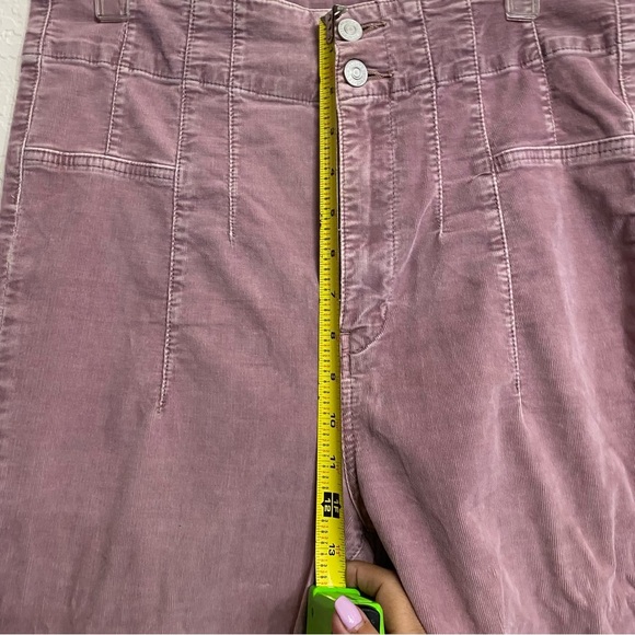 We The Free Jayde Cord Flare Jeans Sunburn Pastel Pink SZ 311 - Picture 14 of 15